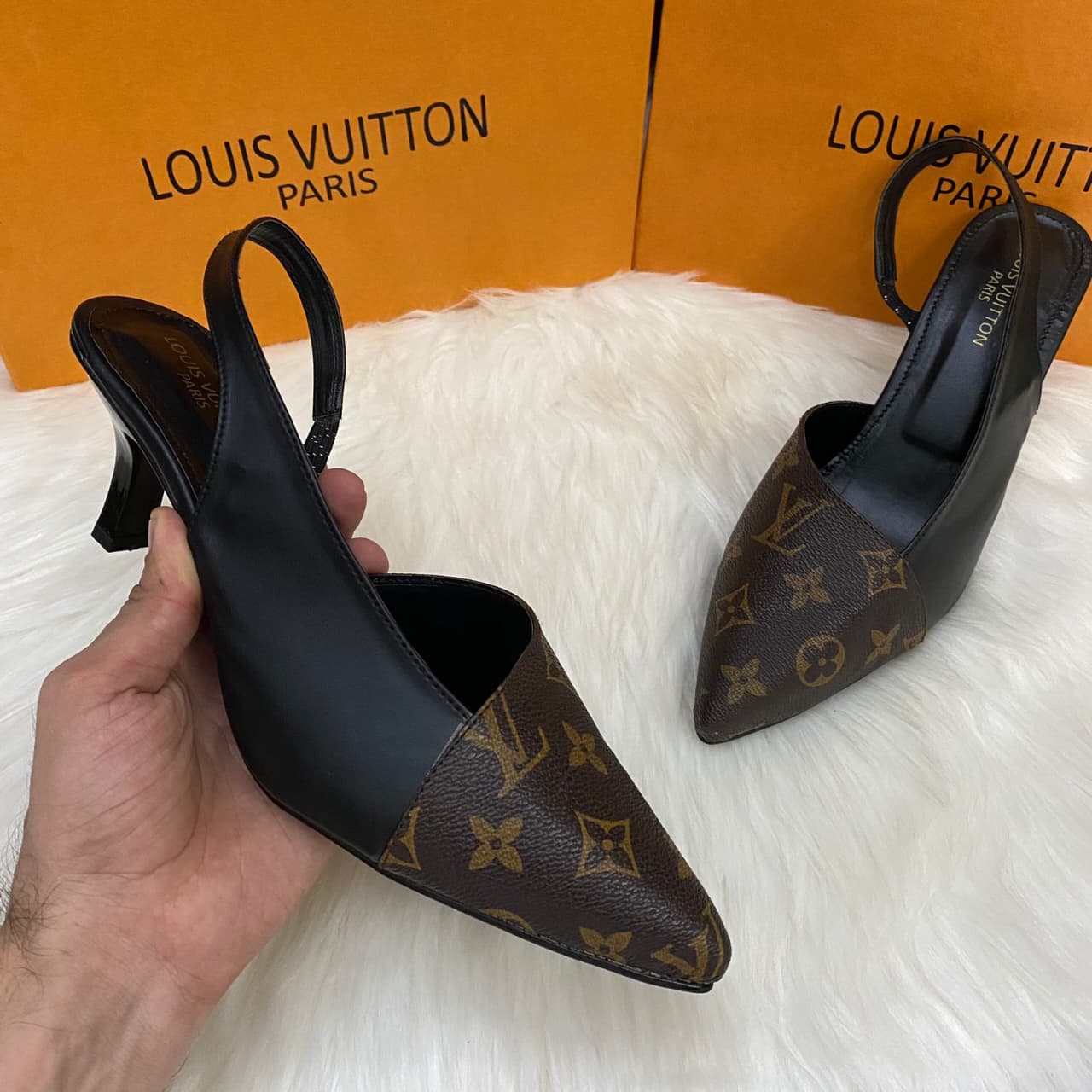 LV- Slingback Heels